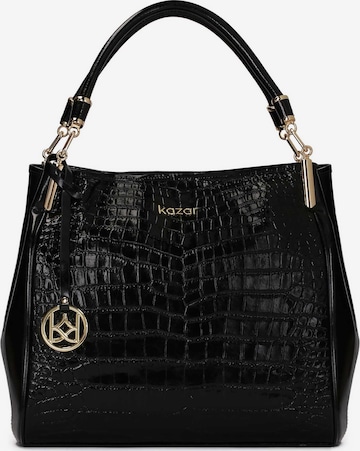 melns Kazar Rokassomiņa: no priekšpuses