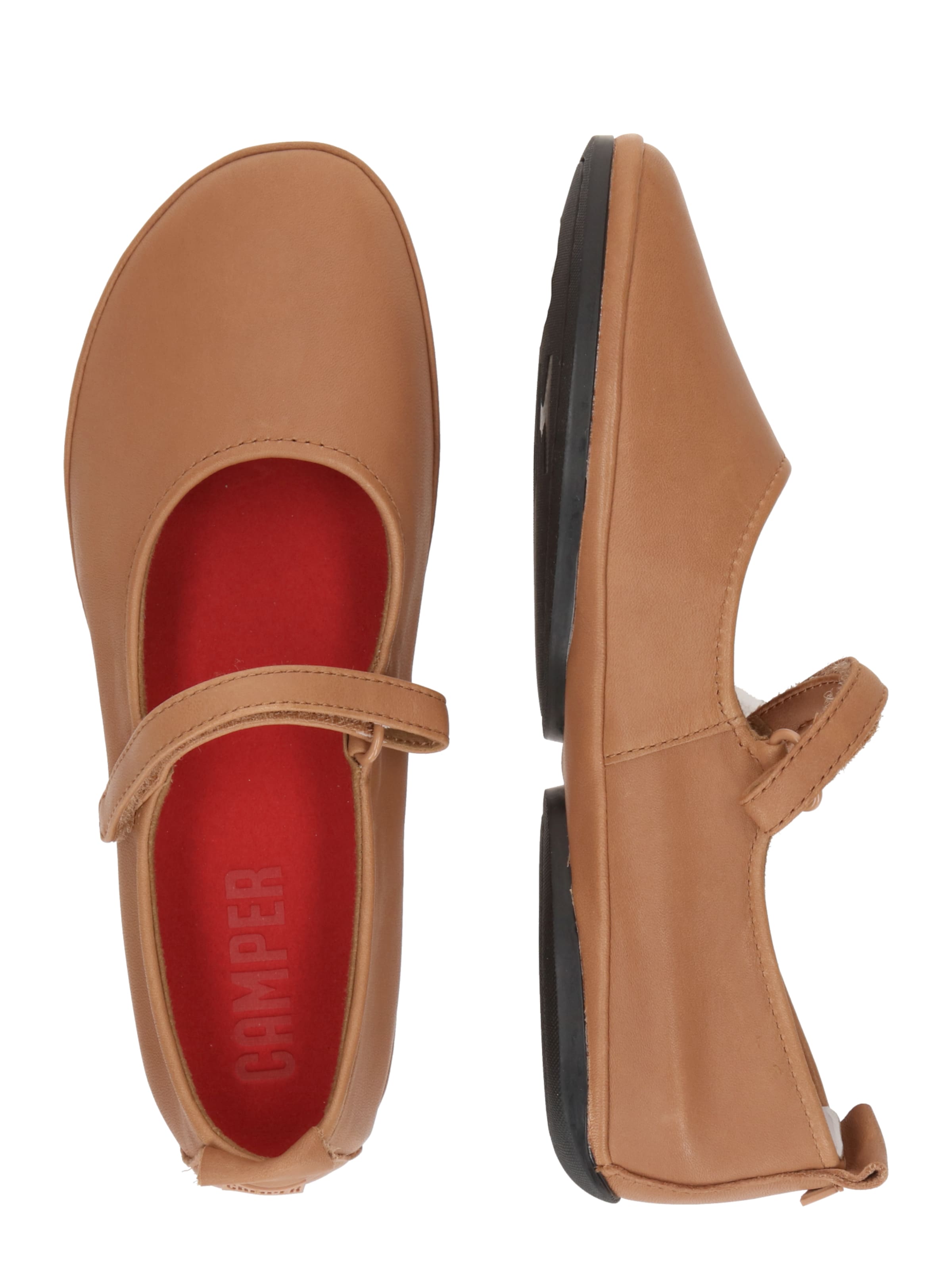 Ballerines à lanières 'Right Nina' CAMPER en beige