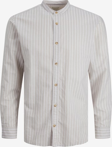 Chemise JACK & JONES en beige : devant