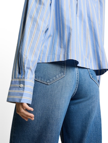 TOM TAILOR DENIM Blouse in Blue
