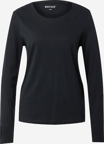 juoda MUSTANG Marškinėliai 'Elly': priekis