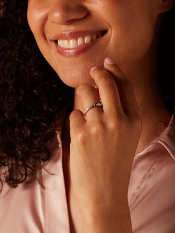 Lucardi Ring in Silber: Vorderseite