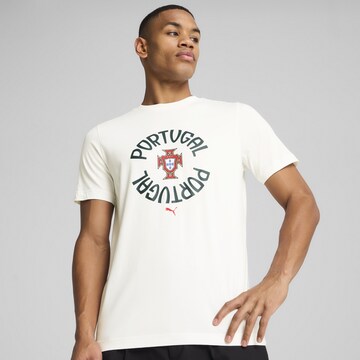 T-Shirt fonctionnel 'Portugal FtblNRGY' PUMA en blanc