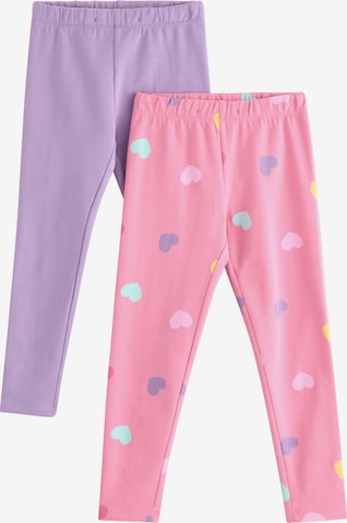 Lindex Skinny Leggingsit värissä lila: etupuoli