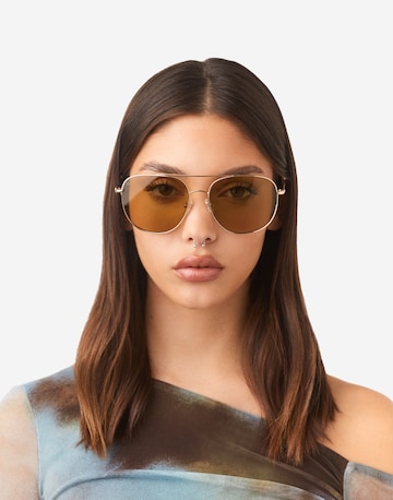 HAWKERS Sunglasses 'SWAG' in Gold: front