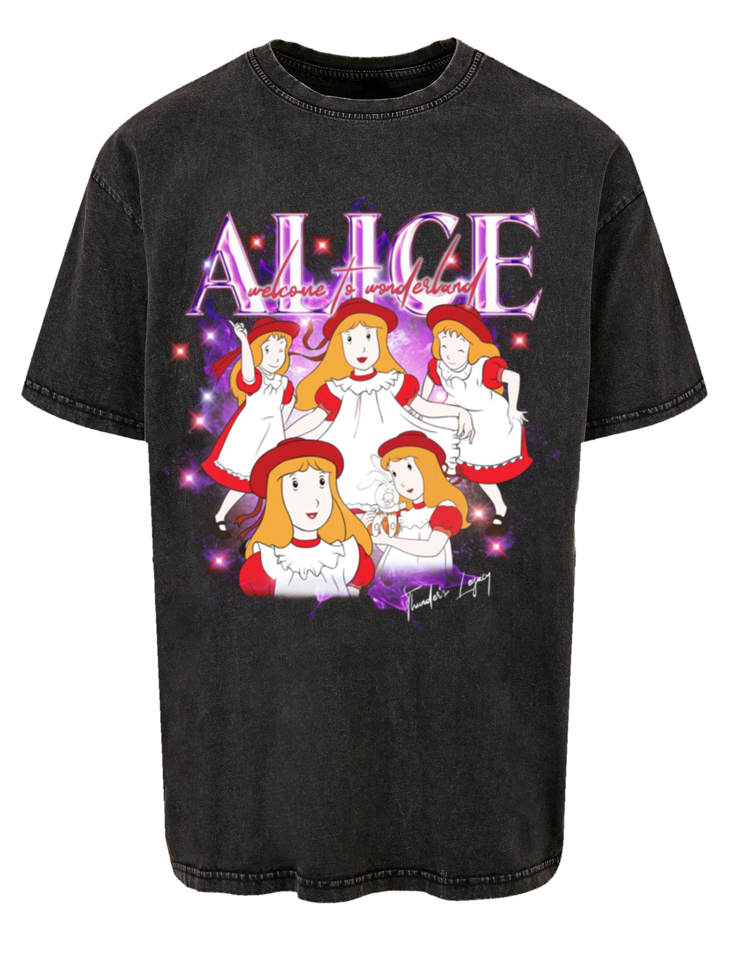F4NT4STIC Shirt 'Alice Thunder Legacy' in Black: front