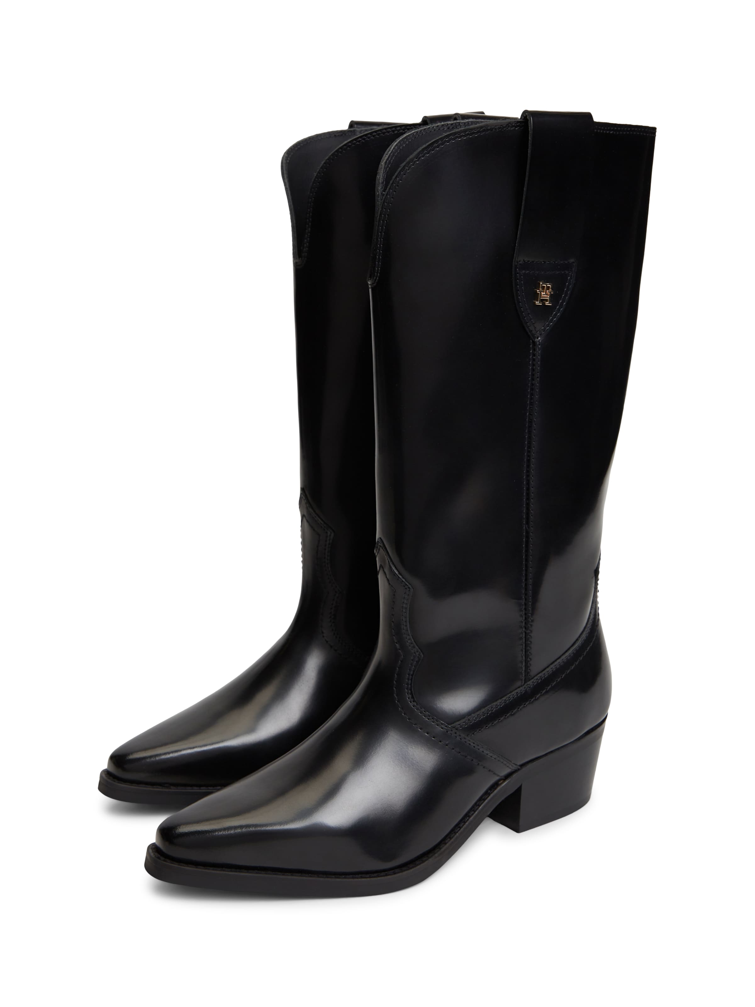 TOMMY HILFIGER Cowboylaarzen in Zwart