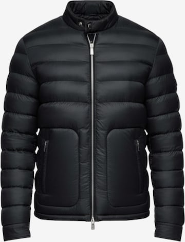 Veste mi-saison 'OM-JALP-0261' Ombre en noir : devant