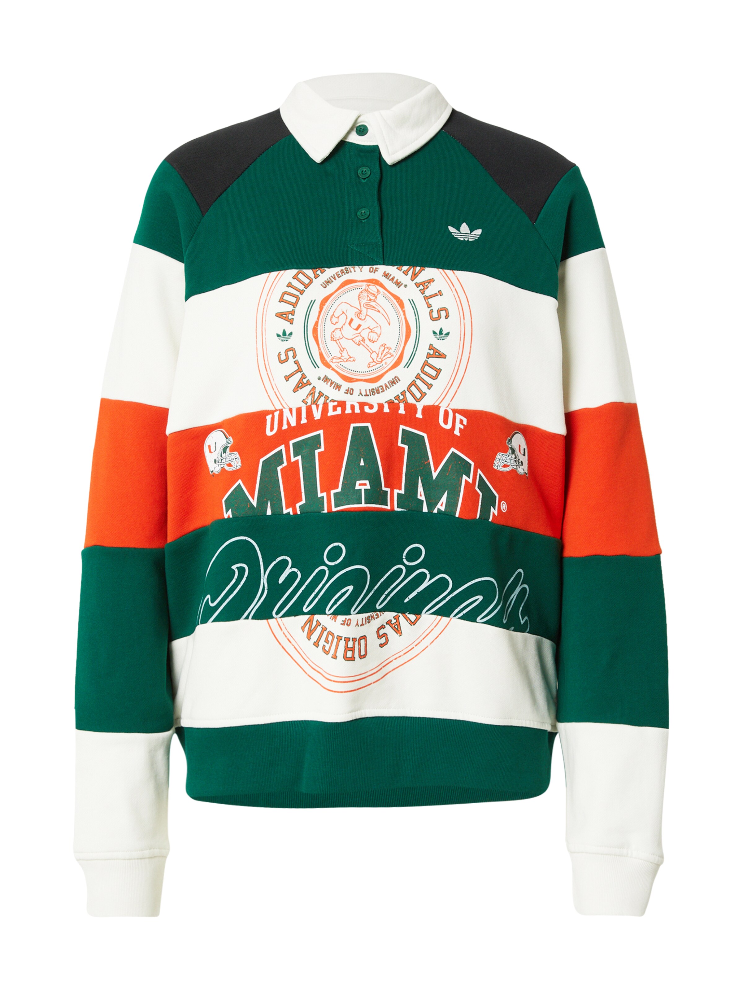 Sweat-shirt 'MIAMI' ADIDAS ORIGINALS en vert : devant