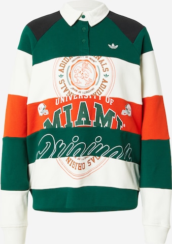 žalia ADIDAS ORIGINALS Megztinis be užsegimo 'MIAMI': priekis