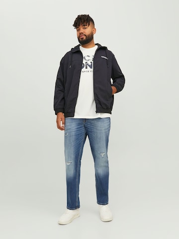 Jack & Jones Plus Between-season jacket in Black