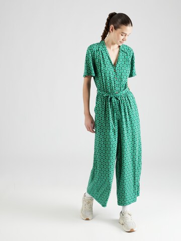 Tuta jumpsuit 'Charming Steps' di Blutsgeschwister in verde: frontale