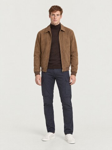 yazubi Regular Cargo Pants 'Jayden' in Blue