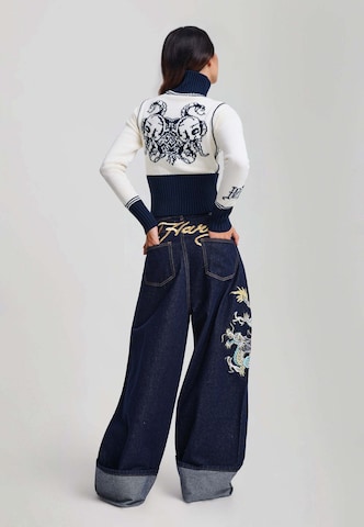 Ed Hardy - Loosefit Vaquero en azul