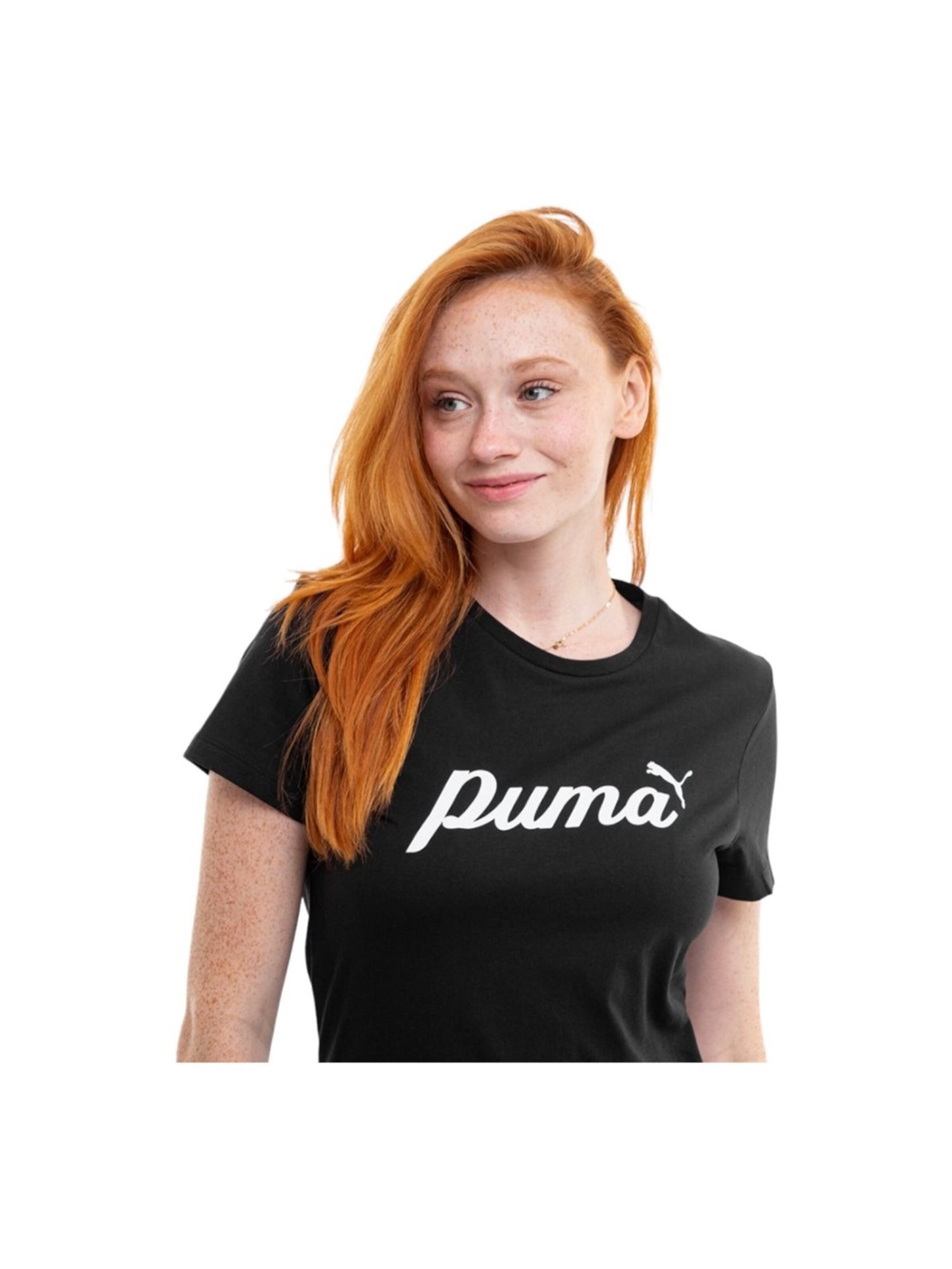 PUMA Shirt 'Ess+script' in Black