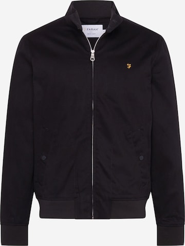 FARAH Between-Season Jacket 'WALDORF' in Black: front