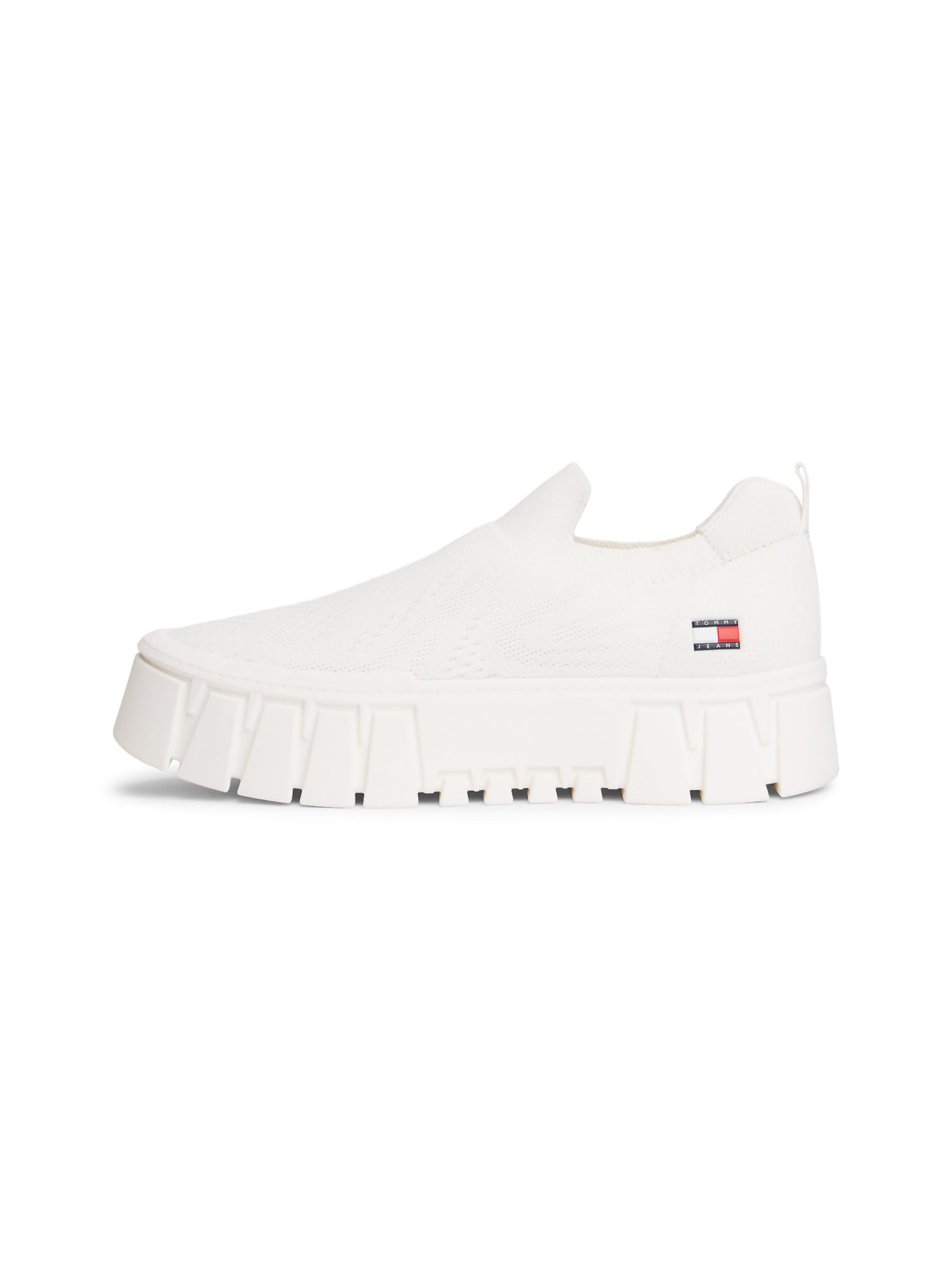 Slip on Tommy Jeans en blanc : devant