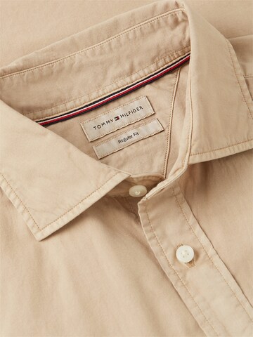 Coupe regular Chemise TOMMY HILFIGER en beige