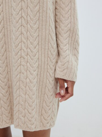 Abito in maglia 'Hanako' di EDITED in beige