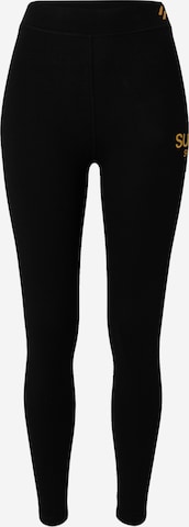 Superdry Skinny Leggingsit värissä musta: edessä