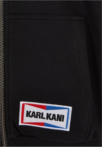 Karl Kani Zip-Up Hoodie in Black