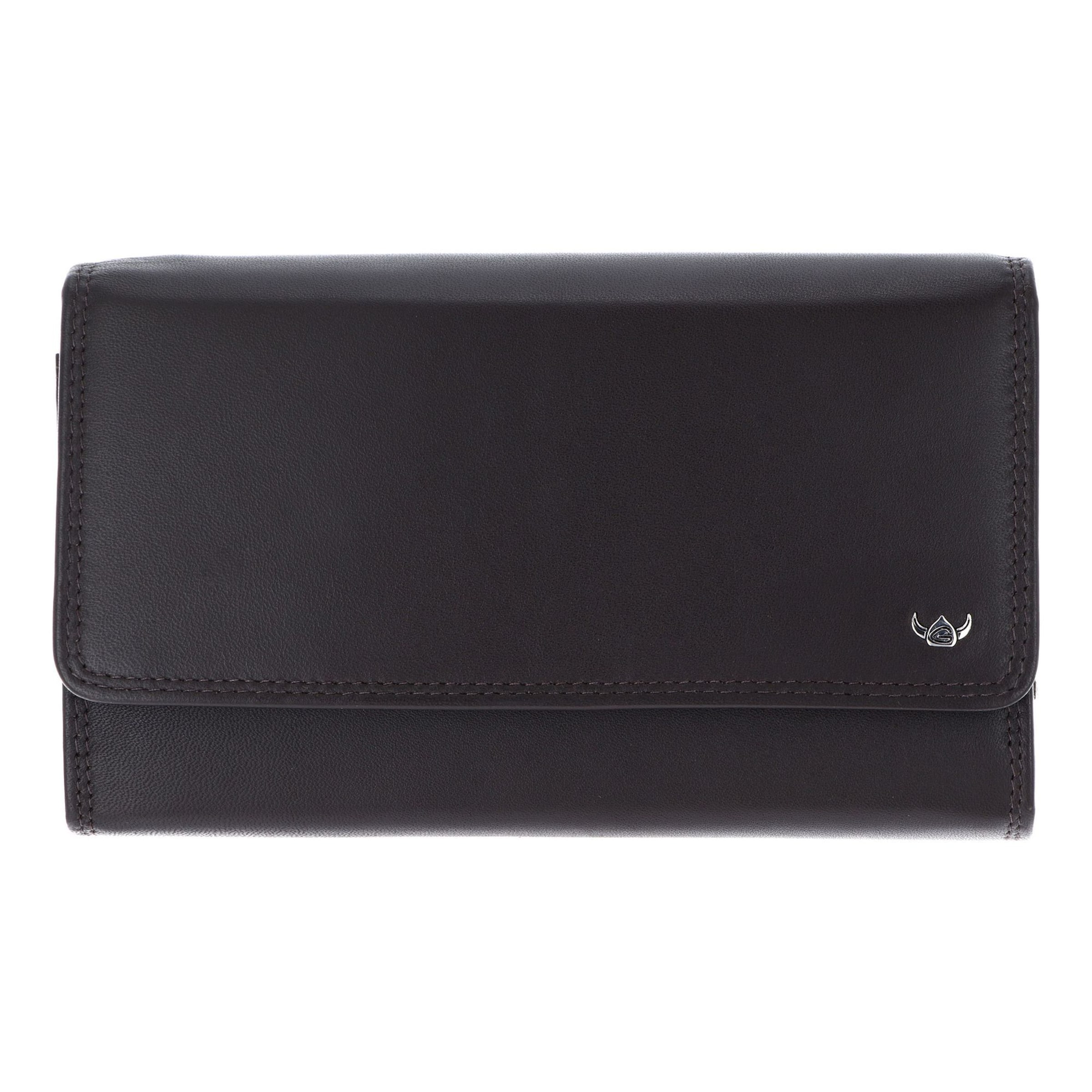 Porte-monnaies 'Polo ' GOLDEN HEAD en marron : devant