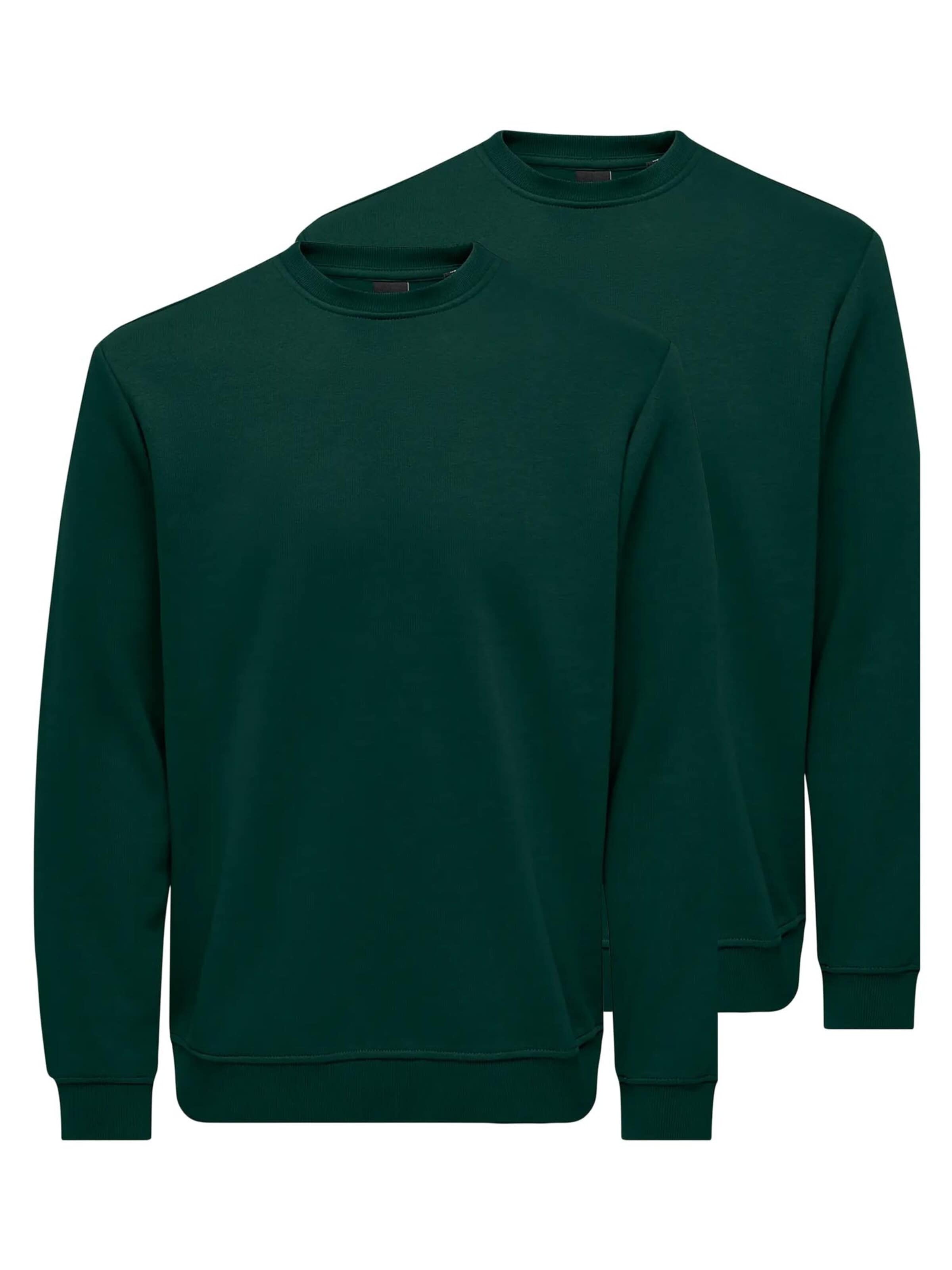 Only & Sons Sweatshirt 'Connor'‌‌‌‌‌‌‌‌ in Grün: Vorderseite