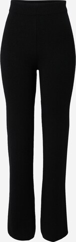 A LOT LESS Boot cut Pants 'Charlie' in Black: front