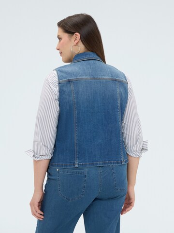 Gilet Fiorella Rubino en bleu