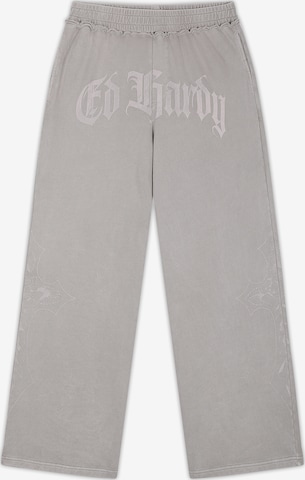 Ed Hardy Loosefit Housut värissä harmaa: etupuoli
