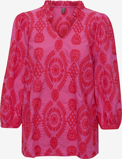 CULTURE Bluse 'Utia' in magenta / rot, Produktansicht
