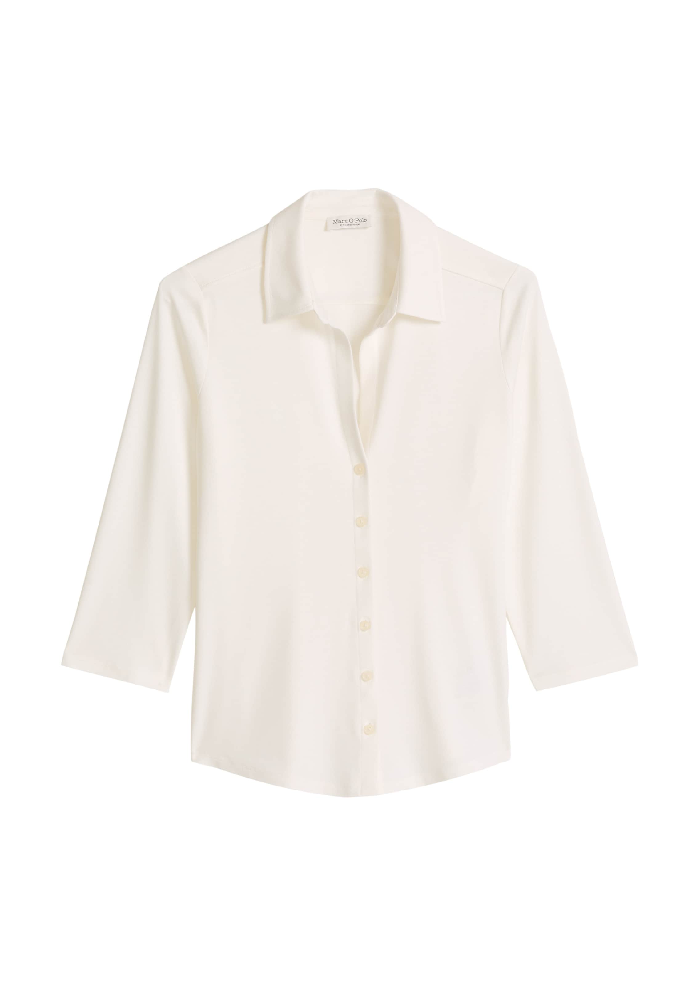 Marc O'Polo Blouse in Wit: voorkant
