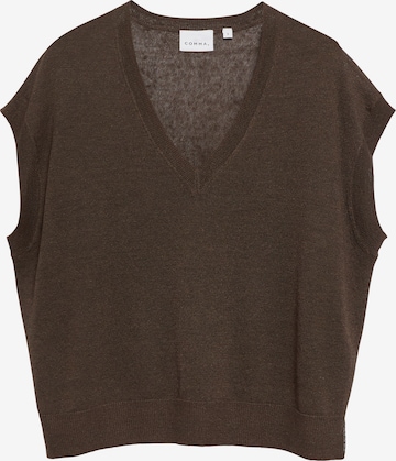 Pull-over COMMA en marron : devant