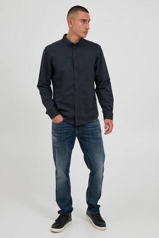 BLEND Regular fit Button Up Shirt 'BHNAIL' in Blue