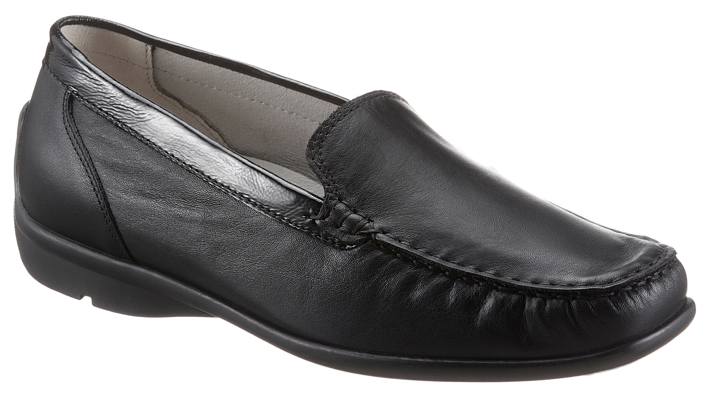 WALDLÄUFER Mokassin 'Harriet' in Schwarz