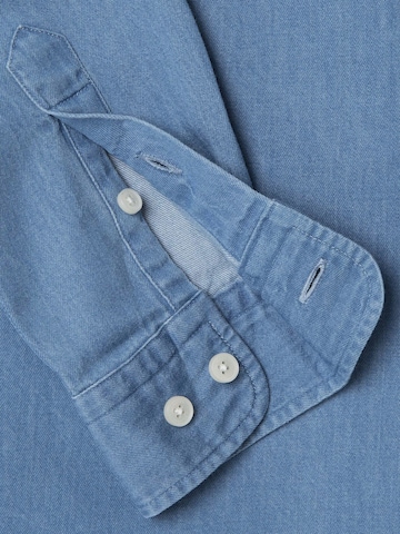 Hackett London Regular Fit Hemd in Blau