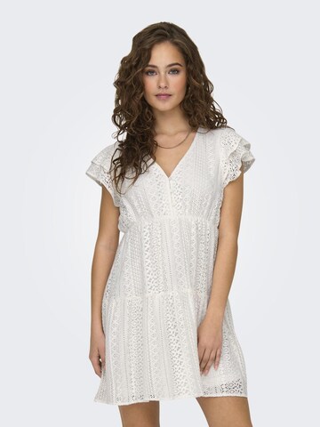 ONLY Letní šaty – bílá: přední strana