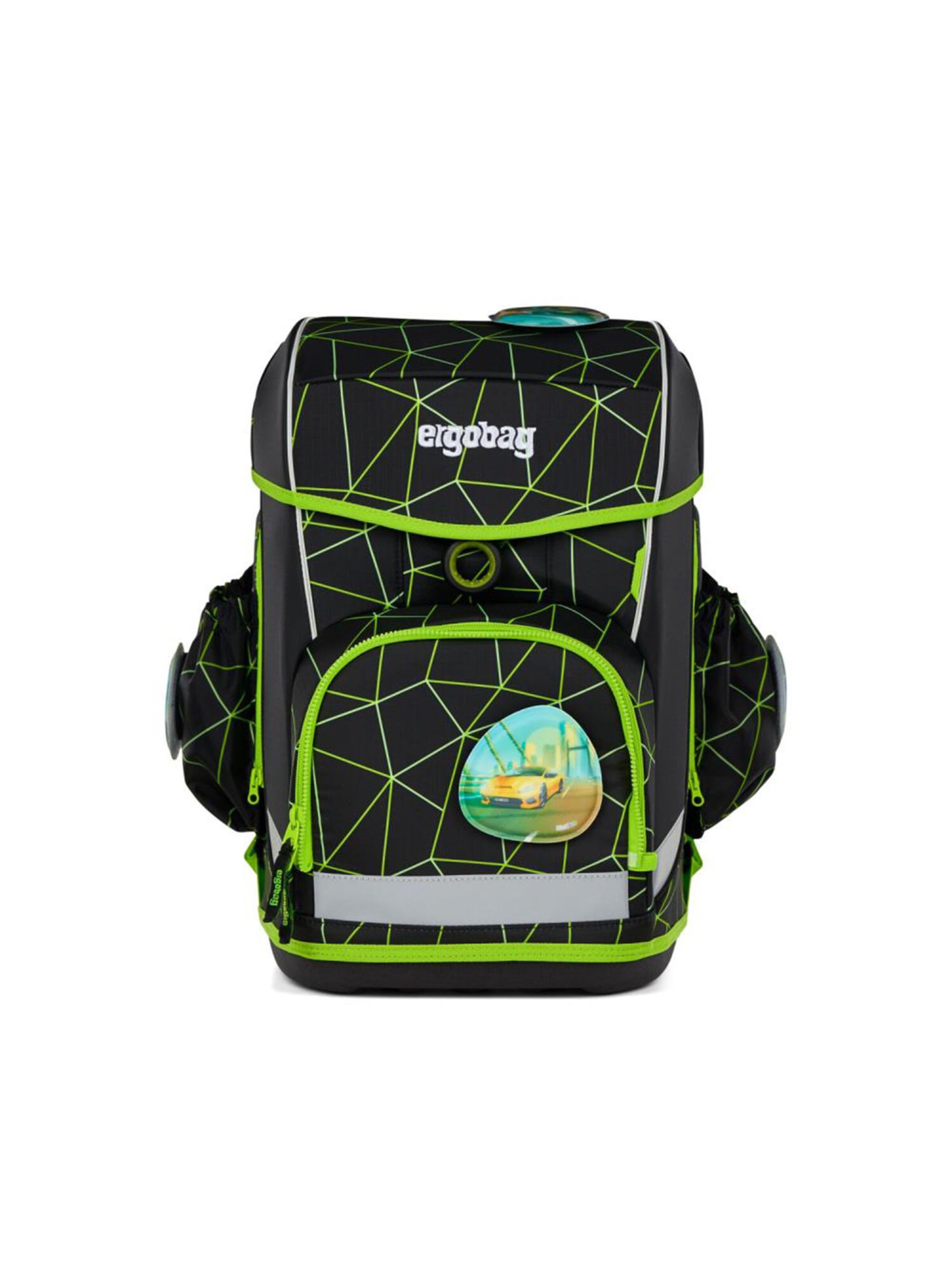 ergobag Rucksack 'Cubo Light Schulranzen Set'‌‌‌ in Grün