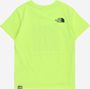 THE NORTH FACE - Camiseta funcional 'REDBOX' en amarillo