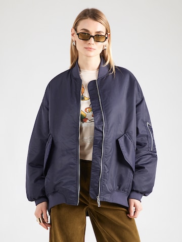 Veste mi-saison miss goodlife en bleu : devant