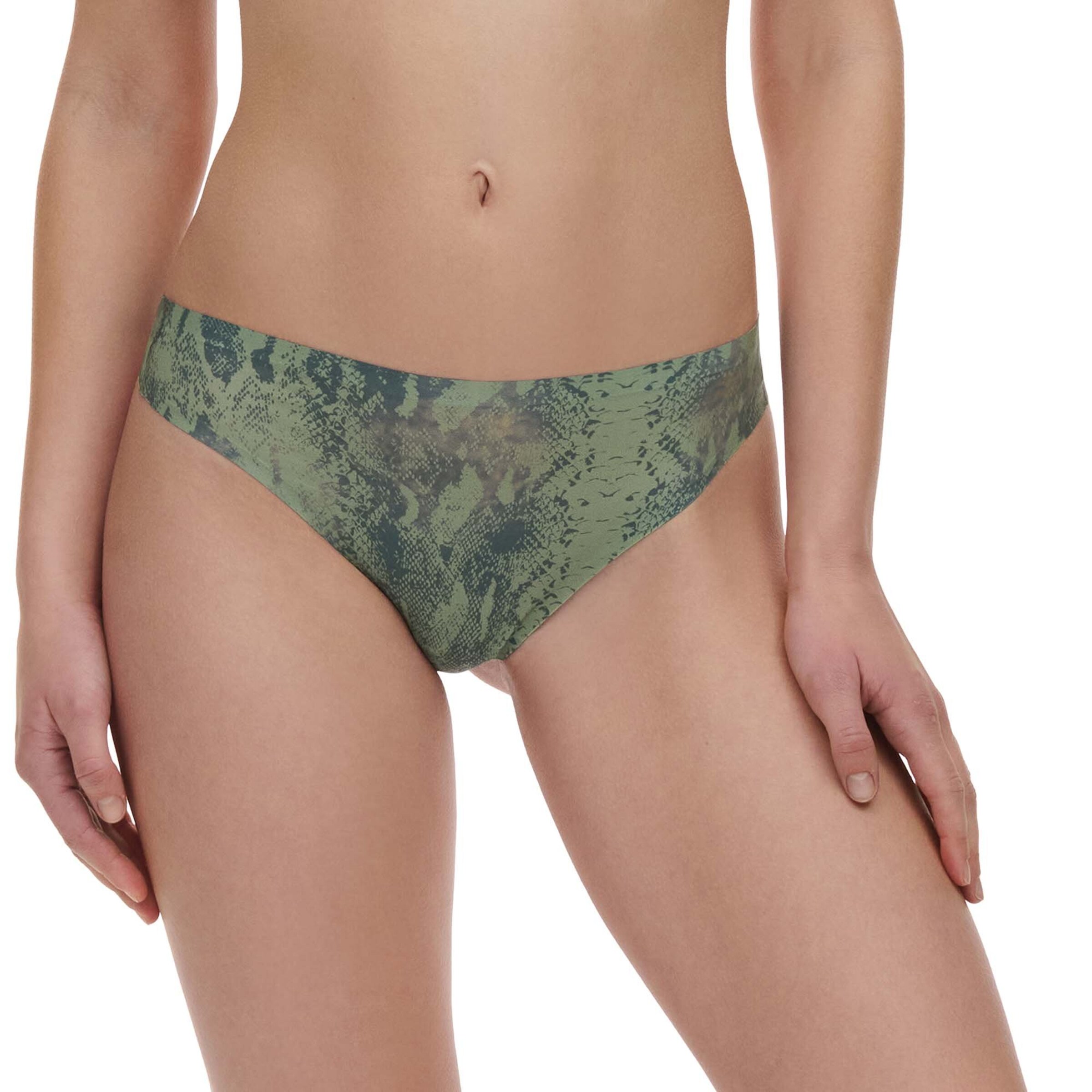 Chantelle String bugyik - zöld: elől