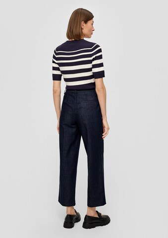 s.Oliver BLACK LABEL Wide leg Jeans 'Suri' in Blue