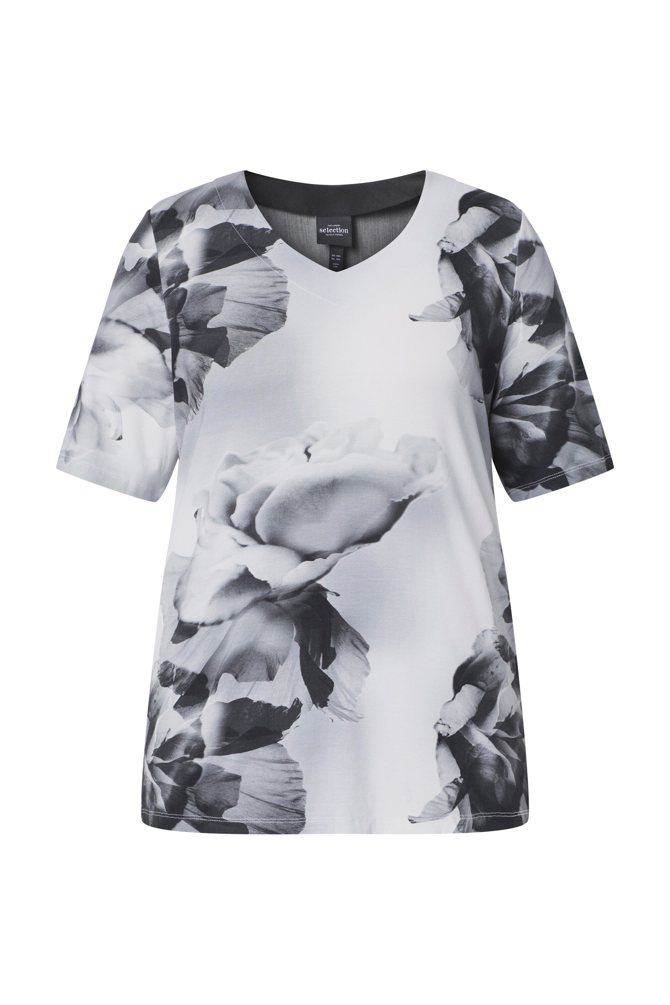 Ulla Popken Shirt in Black: front