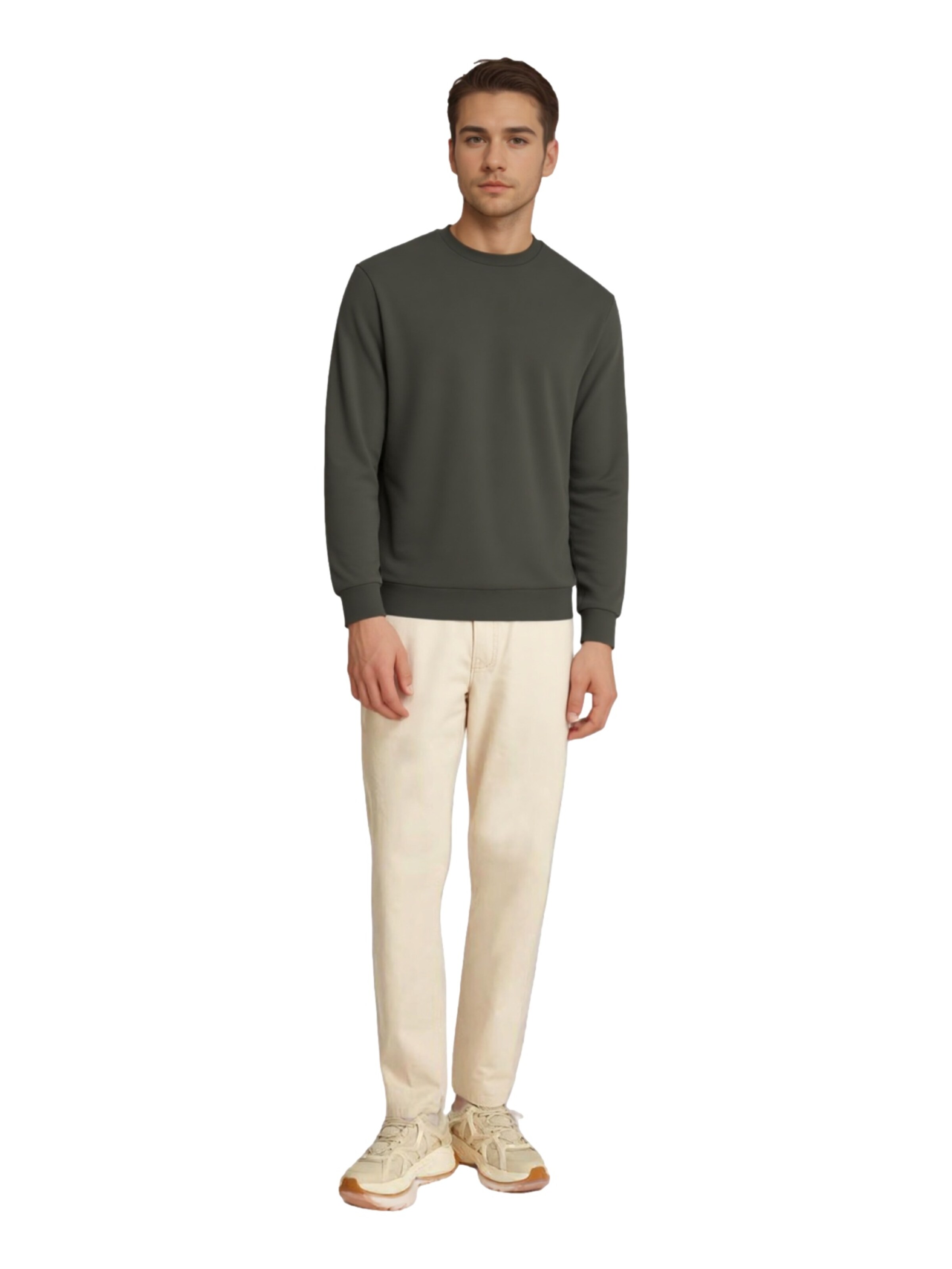 Only & Sons Regular Fit Sweatshirt 'ONSCERES' in Grün