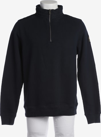 Belstaff Sweatshirt / Sweatjacke L in Blau: Vorderseite