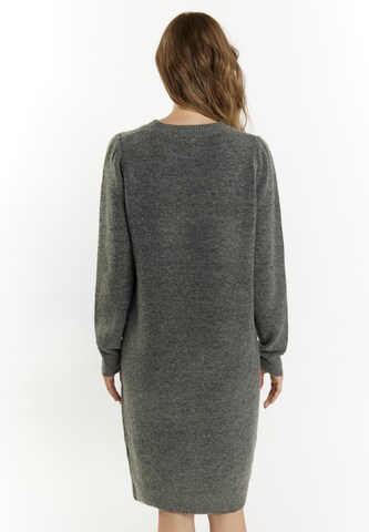 DreiMaster Vintage Knit dress 'Incus' in Grey