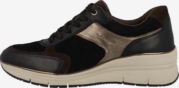 Baskets basses '1-23764-43' Tamaris en noir : devant