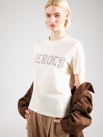 Tricou 'THE 40TH ANNIVERSARY' de la SCOTCH & SODA pe alb