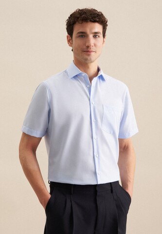 SEIDENSTICKER Regular fit Business shirt in Blue: front