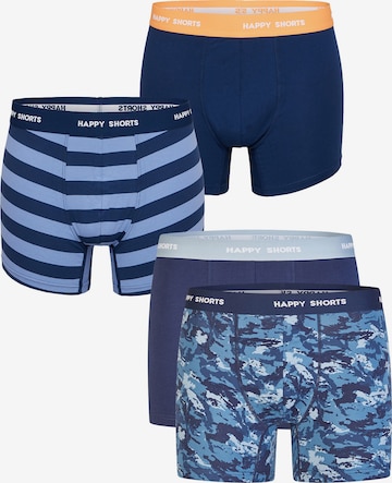 Boxers ' Fresh Print Sets ' Happy Shorts en bleu : devant